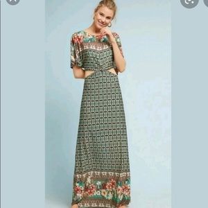 Anthropologie Farm Rio Lila Maxi dress
